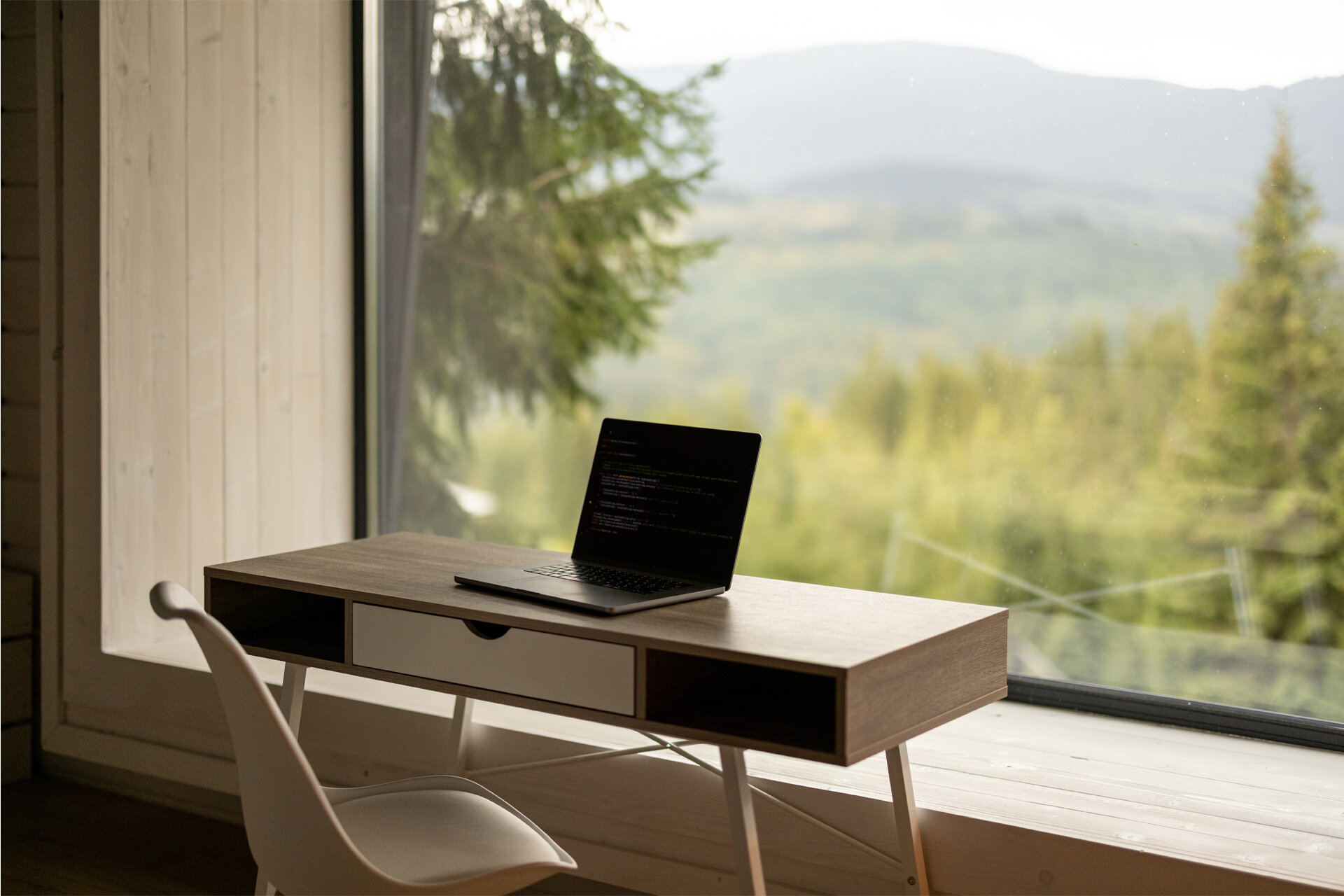 Workplace With Laptop